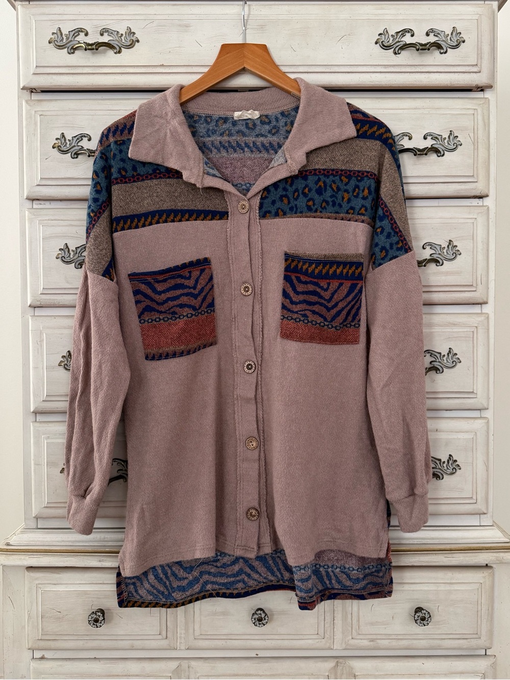 Vici Western Knit Button Shirt